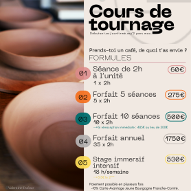 Cours de tournage